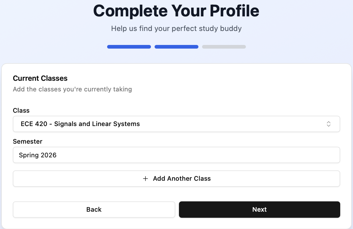 Student Profile Example 2